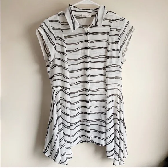 Anthropologie Meadow Rue Walking Tour Patterned Tank Top - Picture 2 of 8